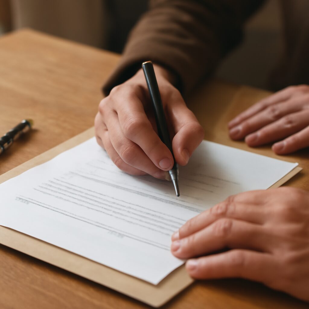 Signature creation association documents francais