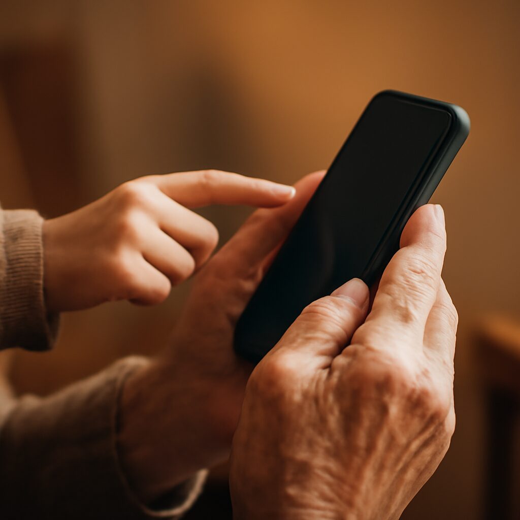 Aide quotidienne senior numerique smartphone