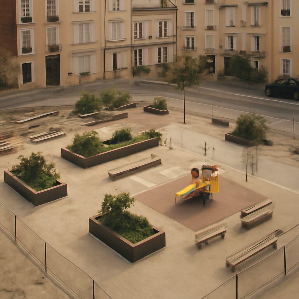 Projet quartier amenagement urbain participatif
